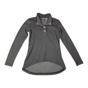 Merrell Women’s Indira Snap Placket Pullover L/S Geometric Print Shirt Small